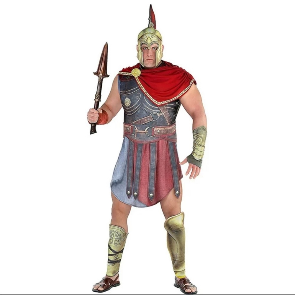 Alexios Halloween Costume for Men, Assassin's Creed, Plus Size, with Accessories